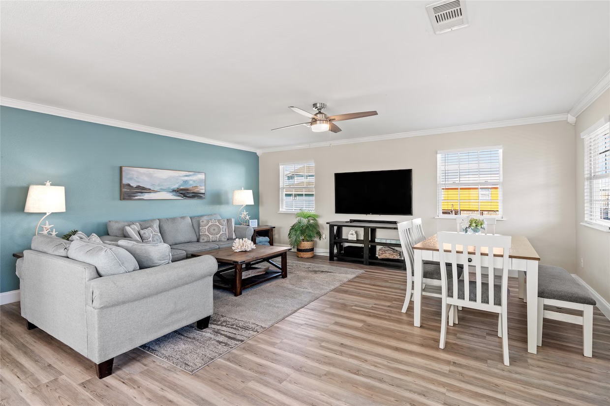 Spacious living and dining area for gathering and relaxing